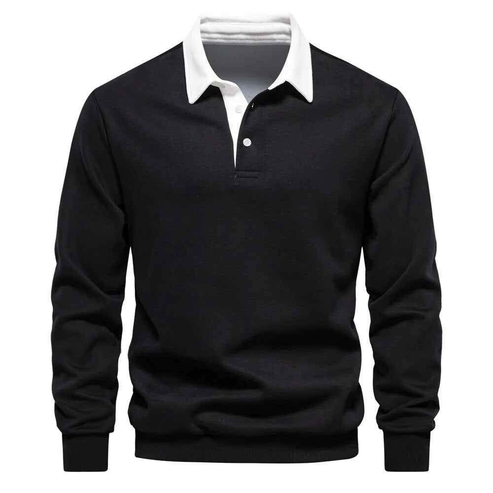 Lino - Maglione Premium in Cotone con Colletto