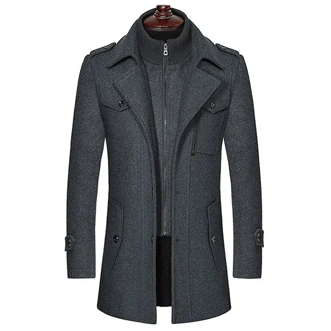 Bruno - Cappotto di lusso in lana vergine