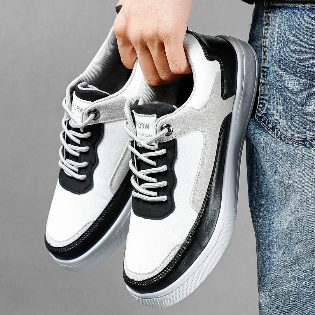 Fabio - Sneakers sportive in pelle e mesh