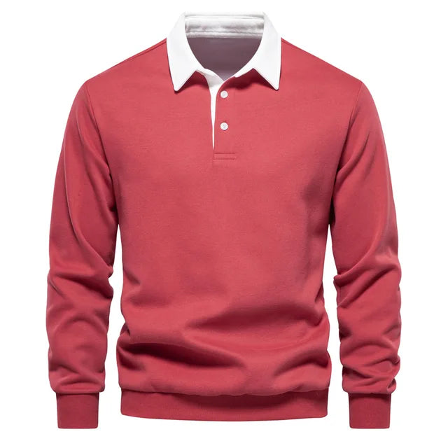 Lino - Maglione Premium in Cotone con Colletto