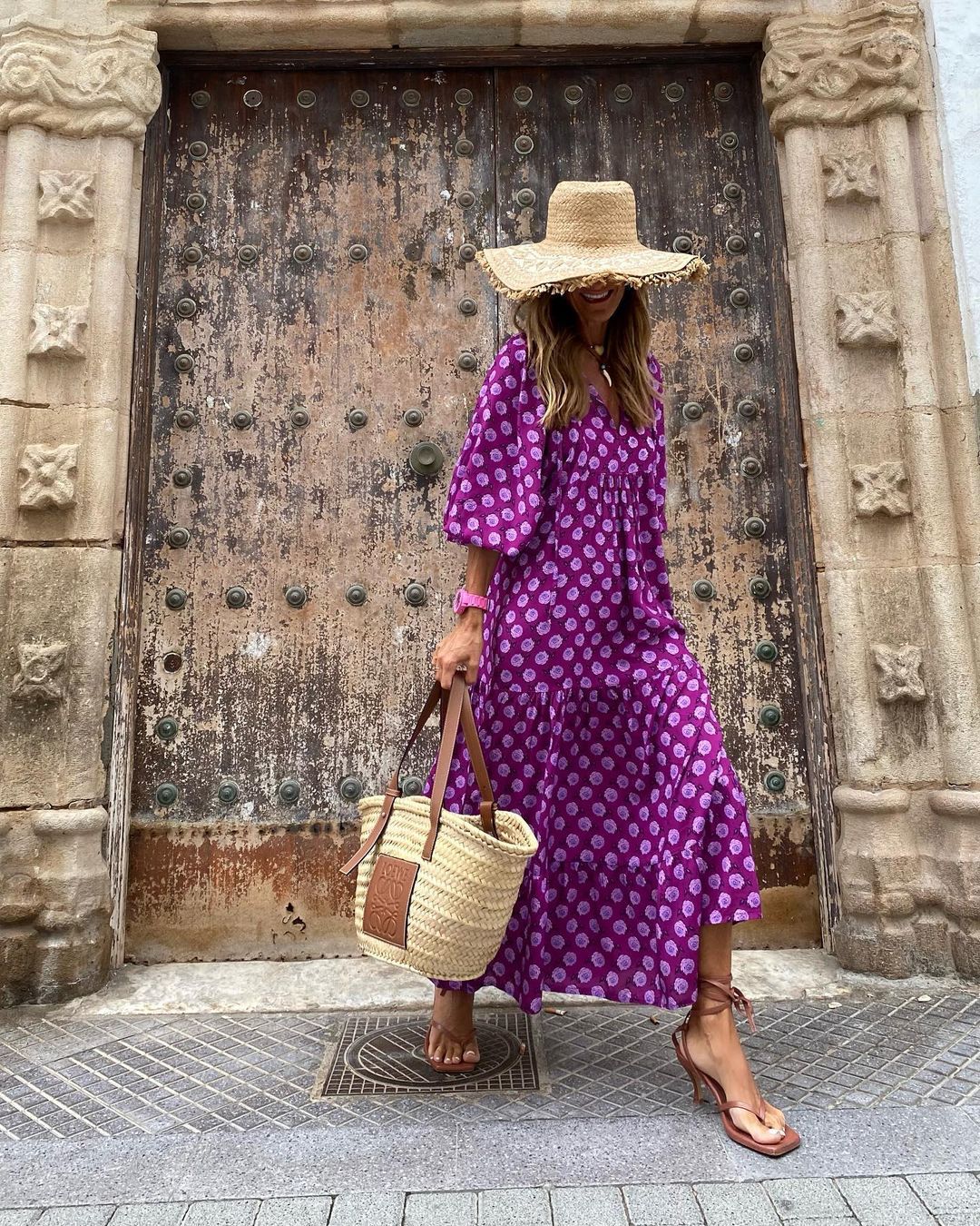 Viola - Vestito lungo bohemien