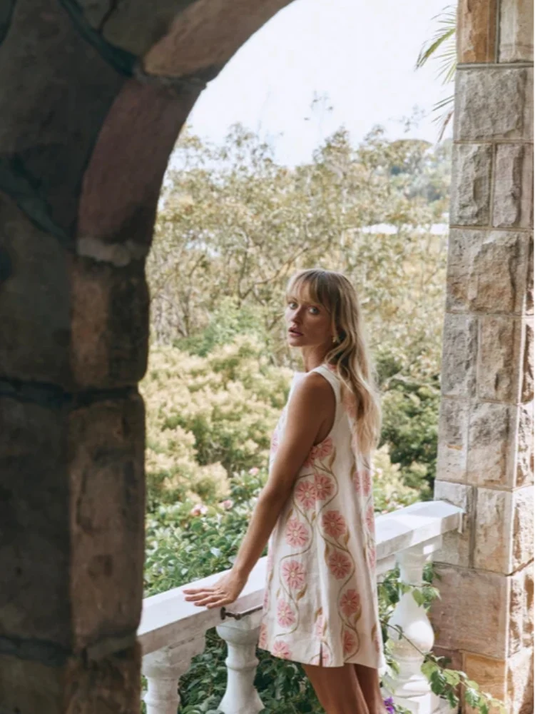Vanna - Mini Abito Elegante con Fiori