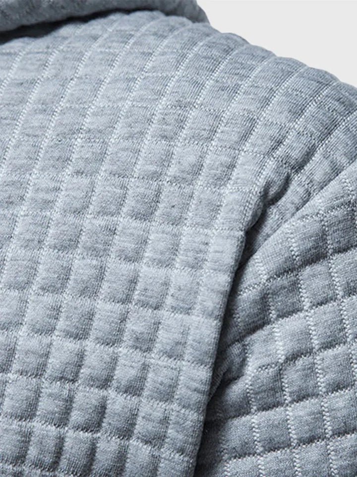 Piero - Felpa Pullover Jacquard in Misto Lana
