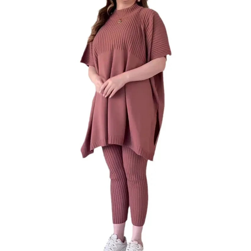 Set di Maglia Morbido a Due Pezzi