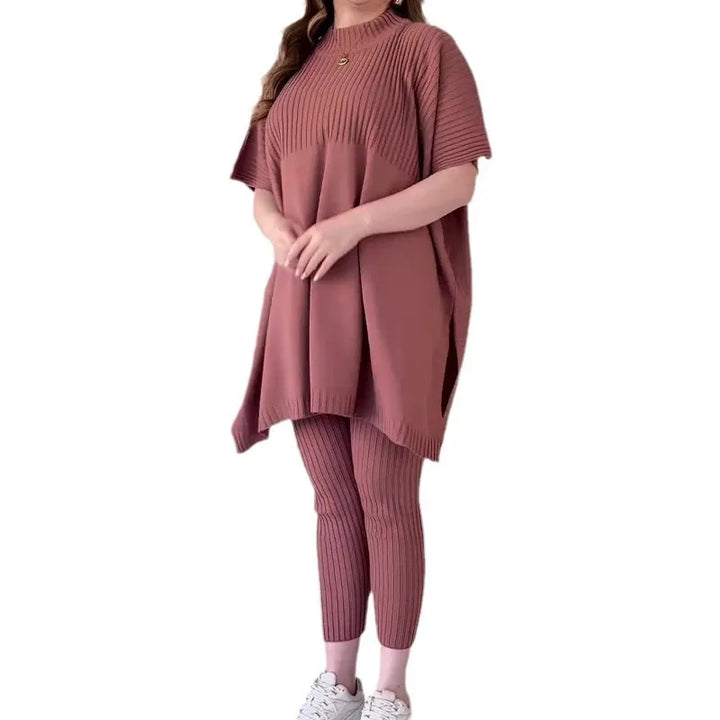 Set di Maglia Morbido a Due Pezzi