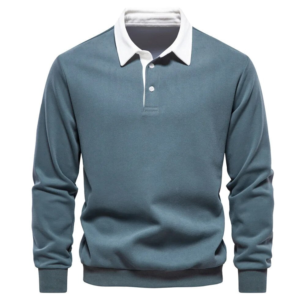 Lino - Maglione Premium in Cotone con Colletto