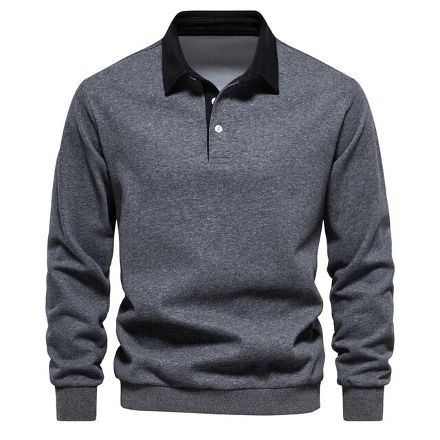 Lino - Maglione Premium in Cotone con Colletto