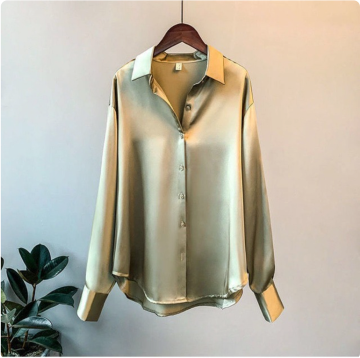 Elisa - Camicia in raso per donne