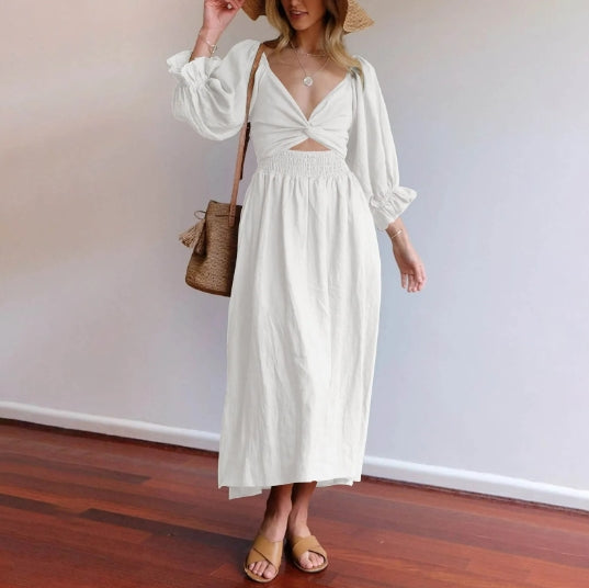 Nina - Vestito francese con maniche a volant