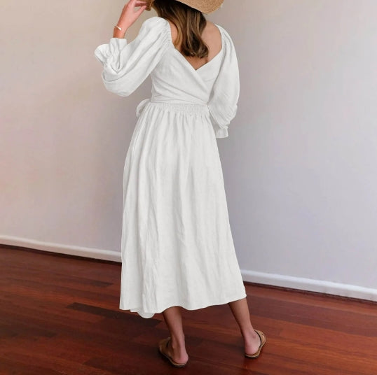 Nina - Vestito francese con maniche a volant