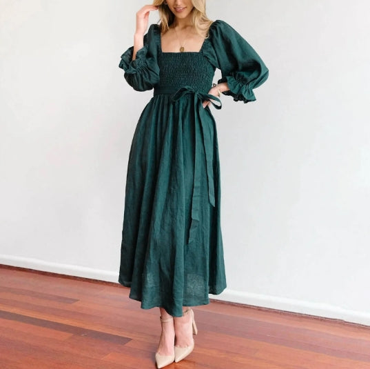 Nina - Vestito francese con maniche a volant