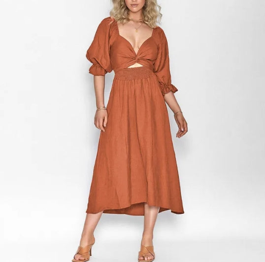 Nina - Vestito francese con maniche a volant