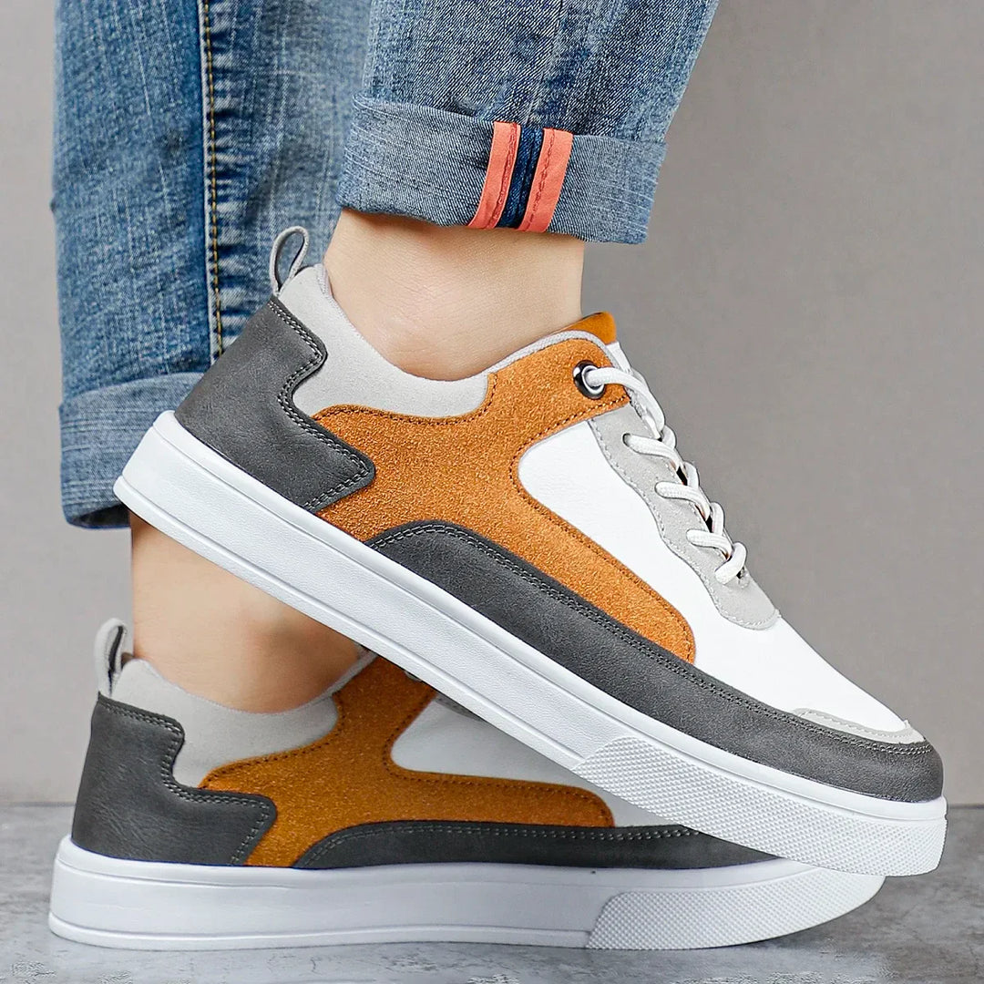 Fabio - Sneakers sportive in pelle e mesh