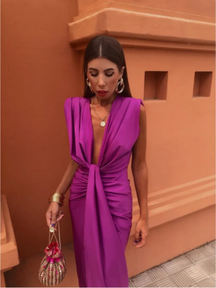 Rita - Abito Elegante da Festa in Seta