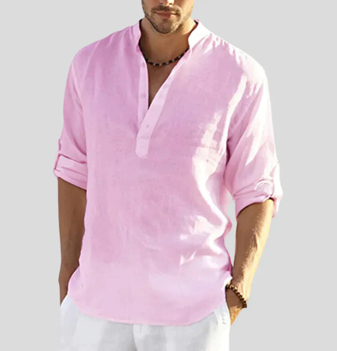 Carlo - Camicia in Lino per Uomo