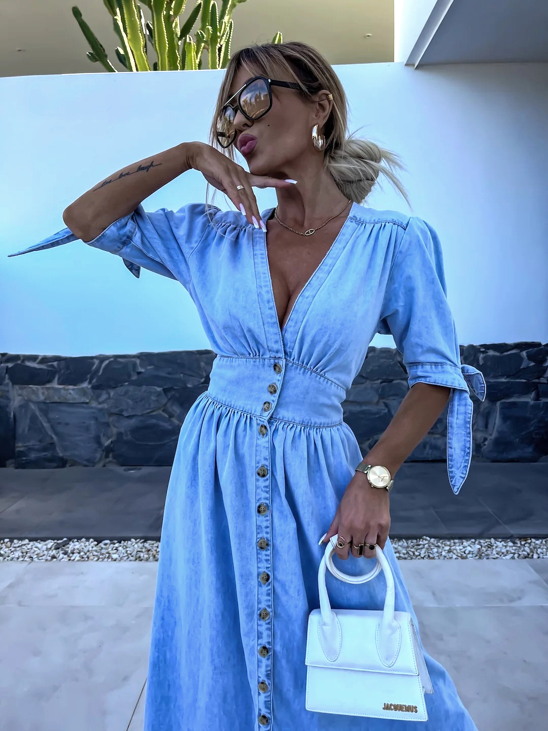 Claudia - Maxibito in denim