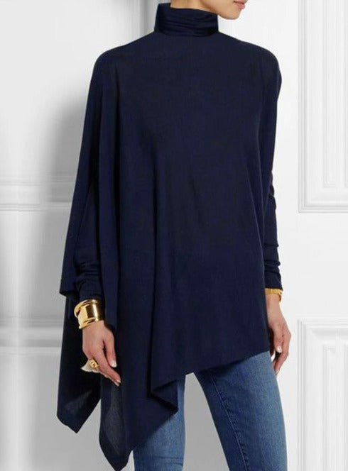 Giulia - Top asimmetrico in pile elegante per donne