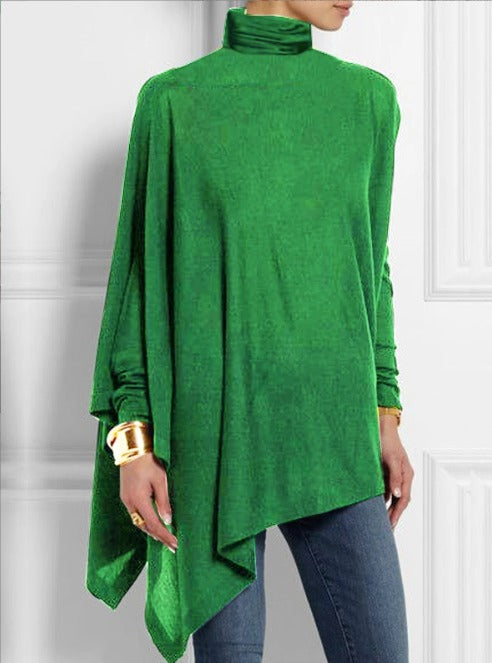 Giulia - Top asimmetrico in pile elegante per donne
