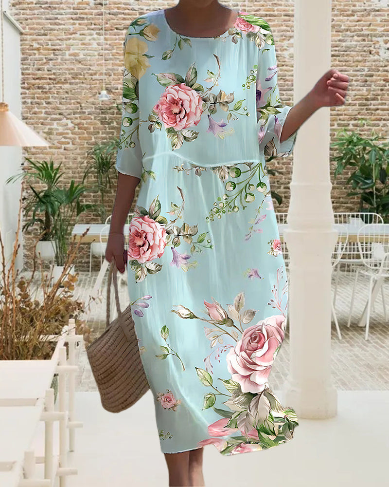 Mara - Abito Elegante con Fiori