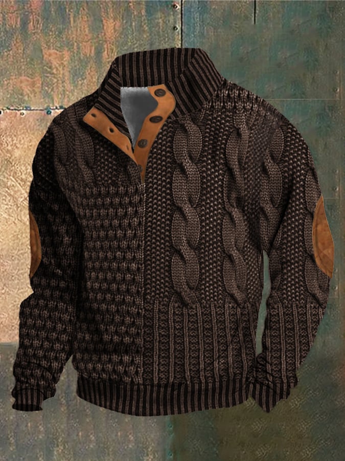 Alvize - Pullover casual con bottoni per un look semplice e chic