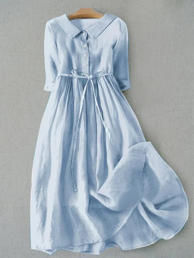 Daria - Vestito in Lino e Mistura