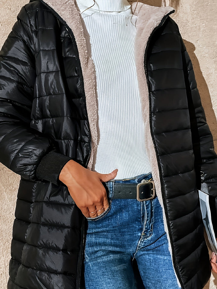 Giulia - Giacca Lunga Casual in Lana
