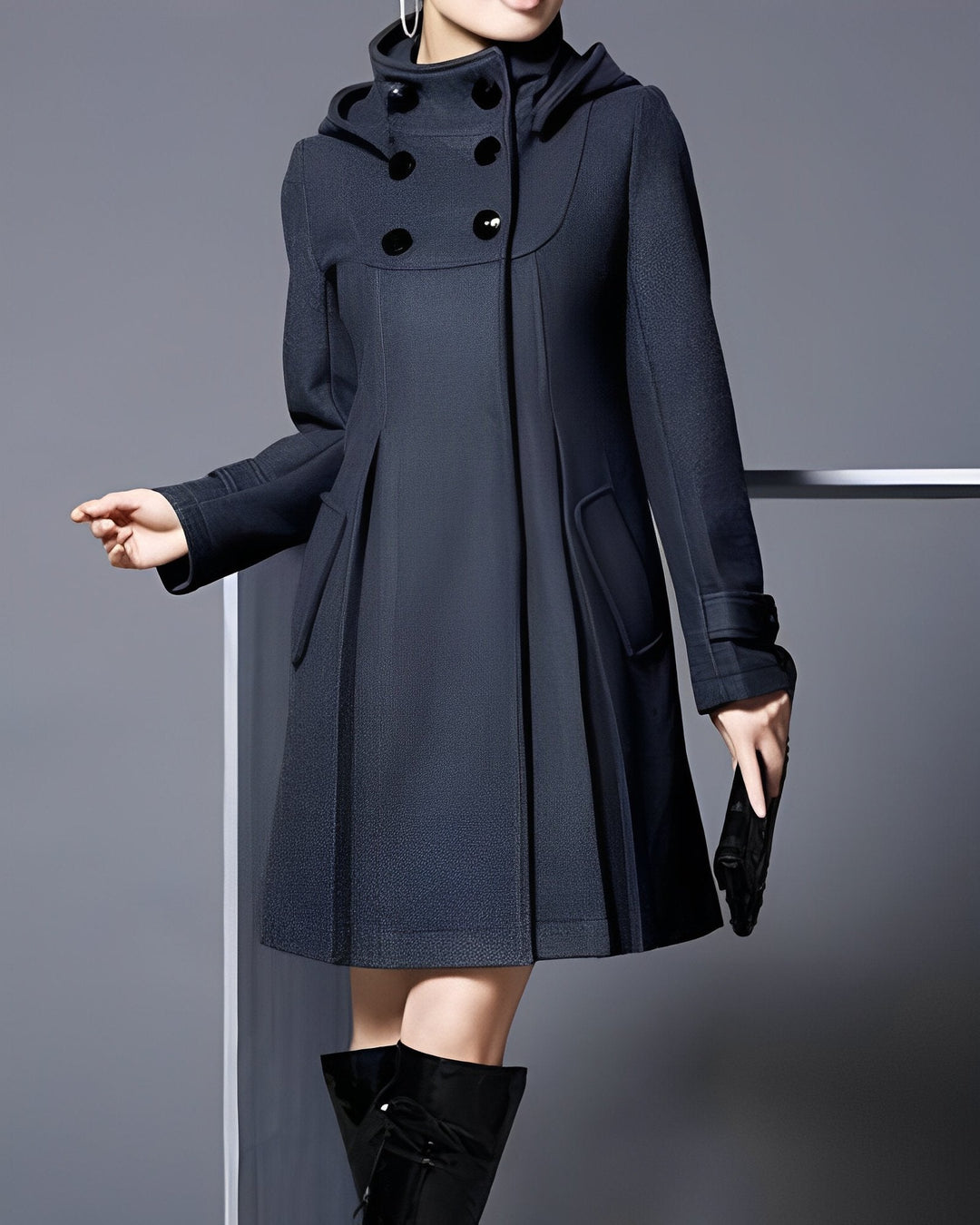 Carla - Elegante Cappotto di Seta