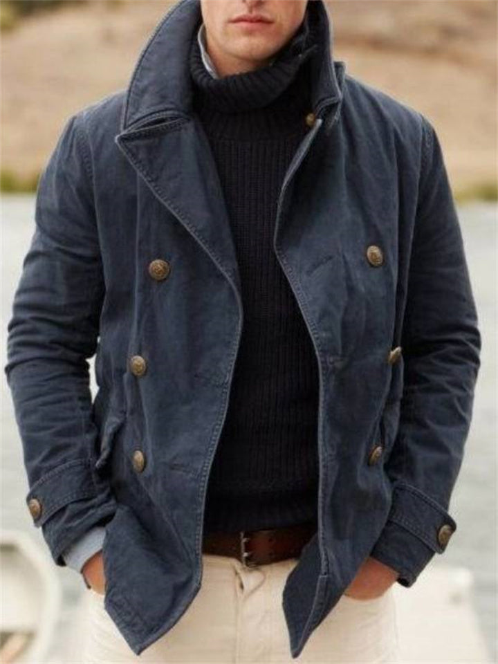 Enzo - Giacca Invernale Elegante in Lana