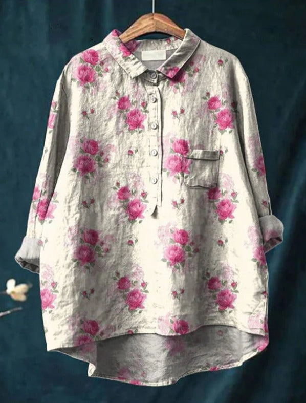 Blusa floreale elegante