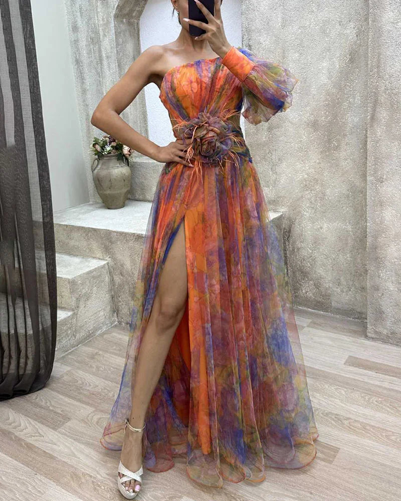 Lola - Vestito Elegante con Spalle Scoperte per Feste