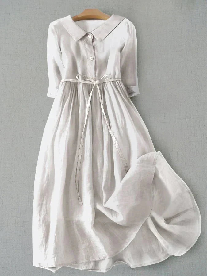 Daria - Vestito in Lino e Mistura