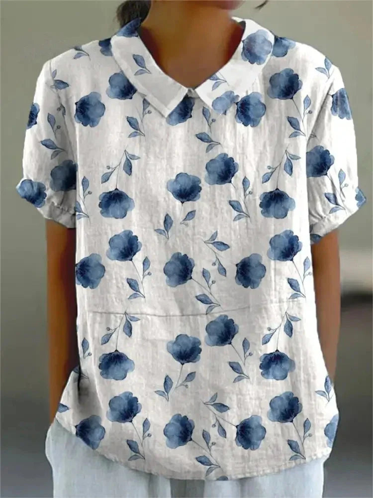 Blusa floreale elegante per donne