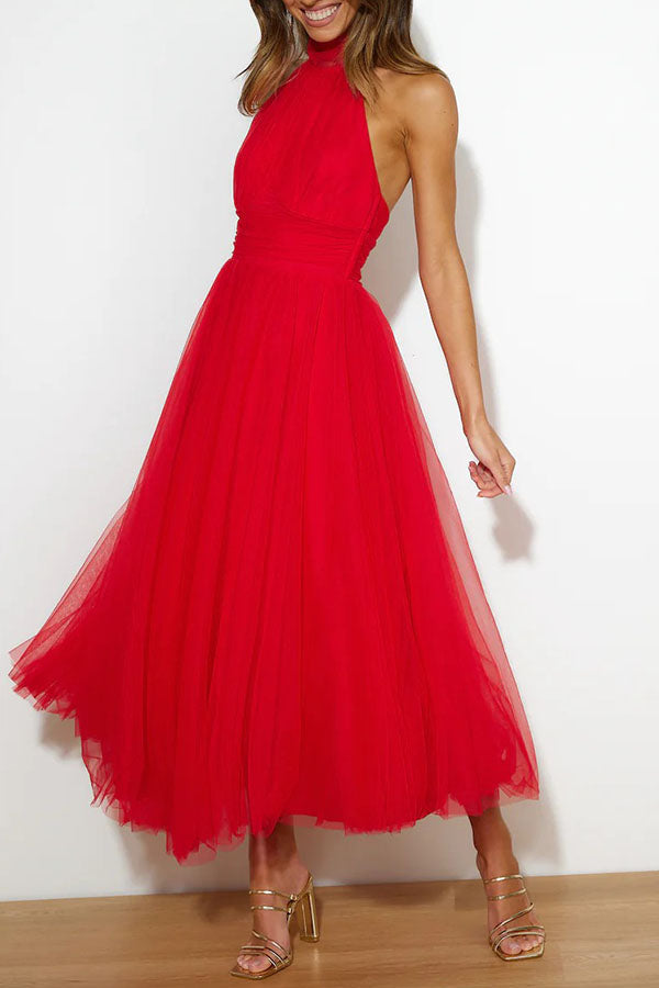 Elisa - Abito Elegante con Gonna Lunga