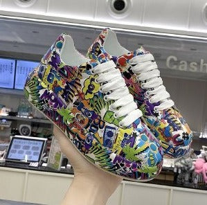 Sneakers con Stampa Graffiti