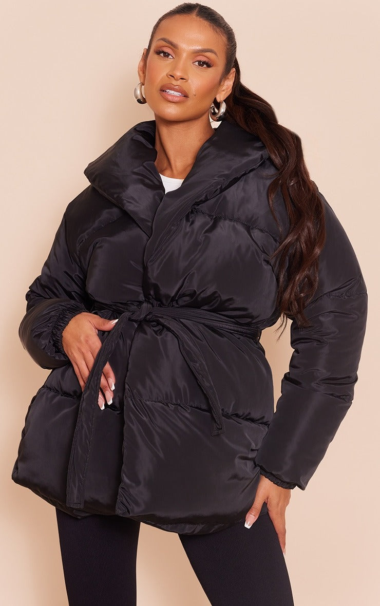 Mia - Cappotto in cashmere morbido con cintura
