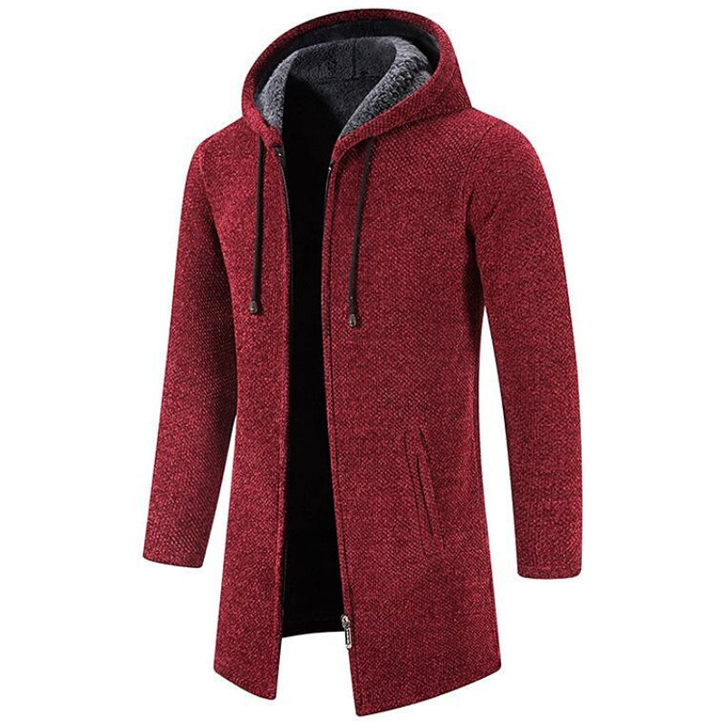 Marco - Giacca con Cappuccio in Cotone Premium