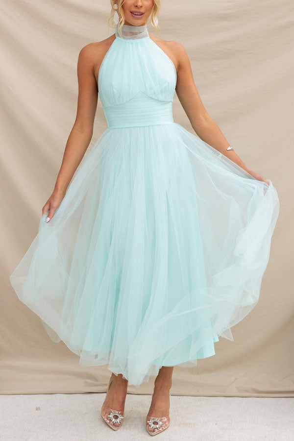 Elisa - Abito Elegante con Gonna Lunga