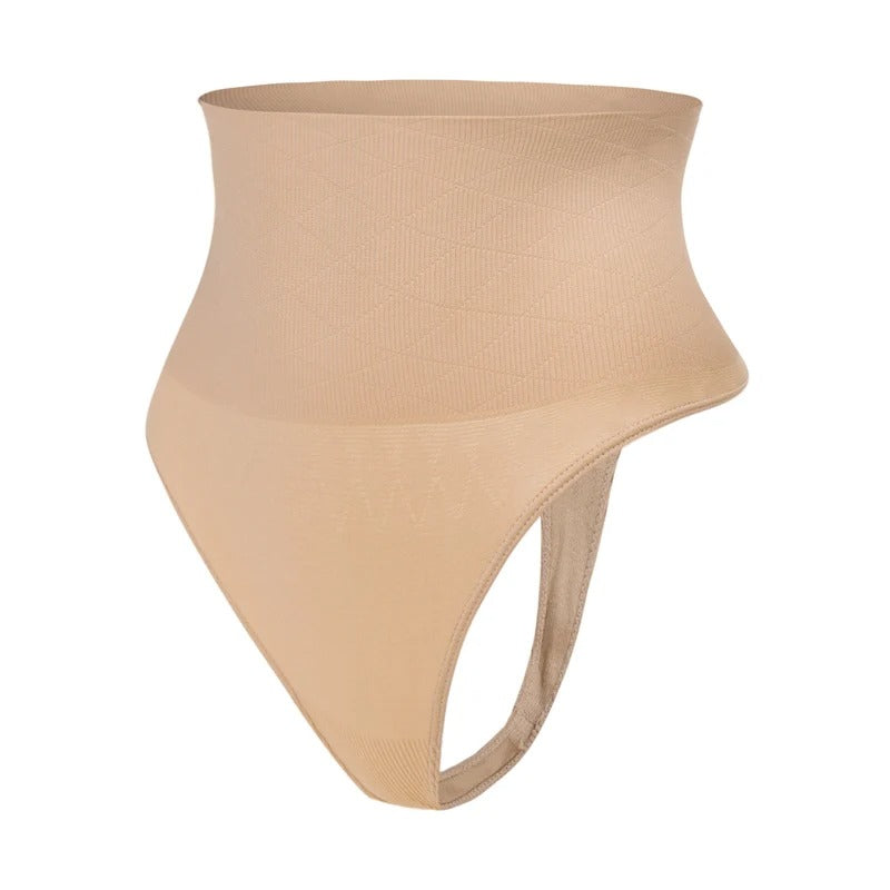 High-waisted shaping thong