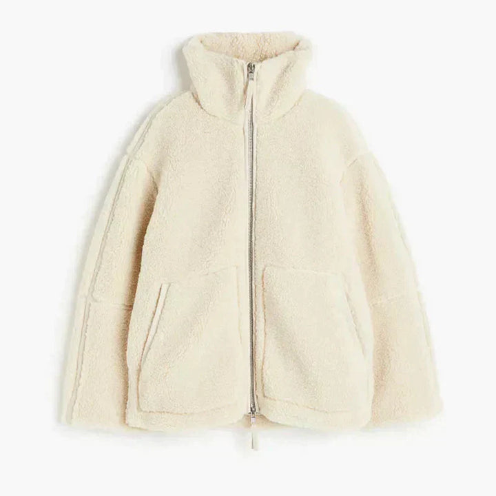 Giulia - Giacca Teddy in Cotone Comoda per la Moda