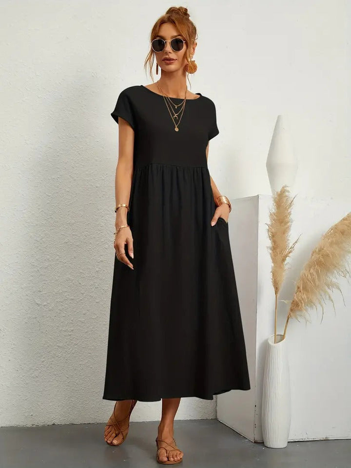 Anna - Abito Tascabile in Lino Premium