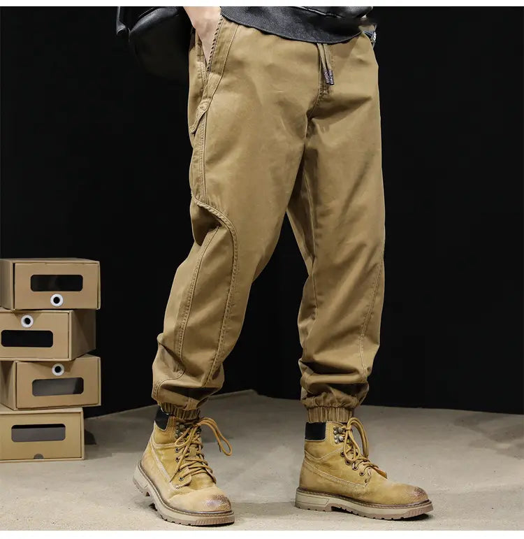 Luca - Pantaloni in cotone americano classico