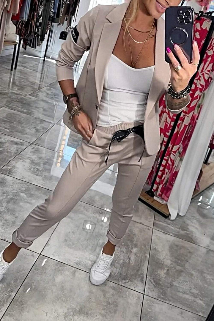 Nina - Giacca e Pantaloni Eleganti in Cotone