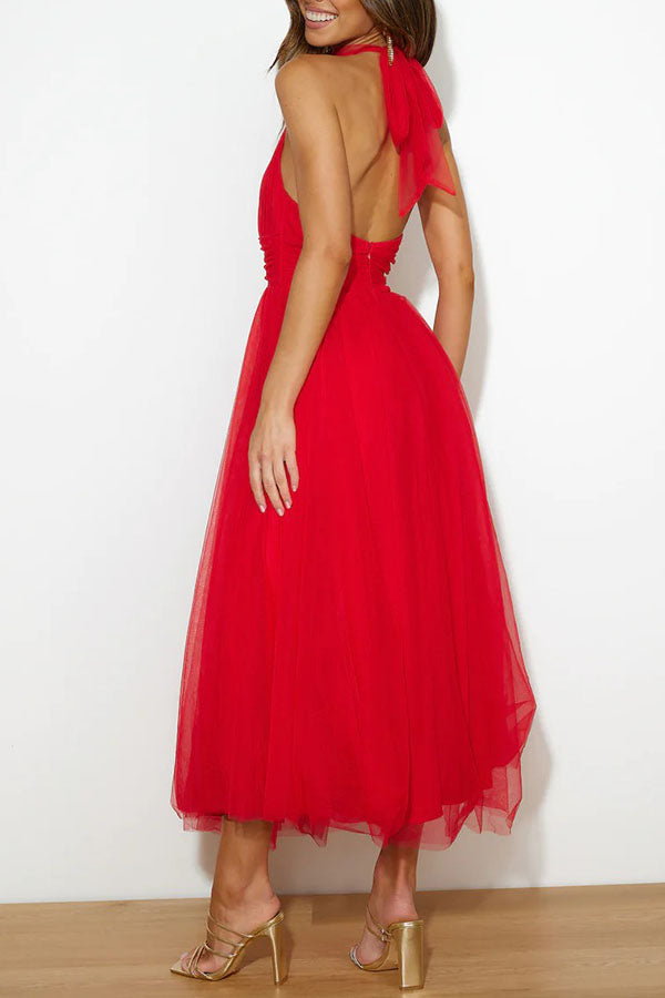 Elisa - Abito Elegante con Gonna Lunga