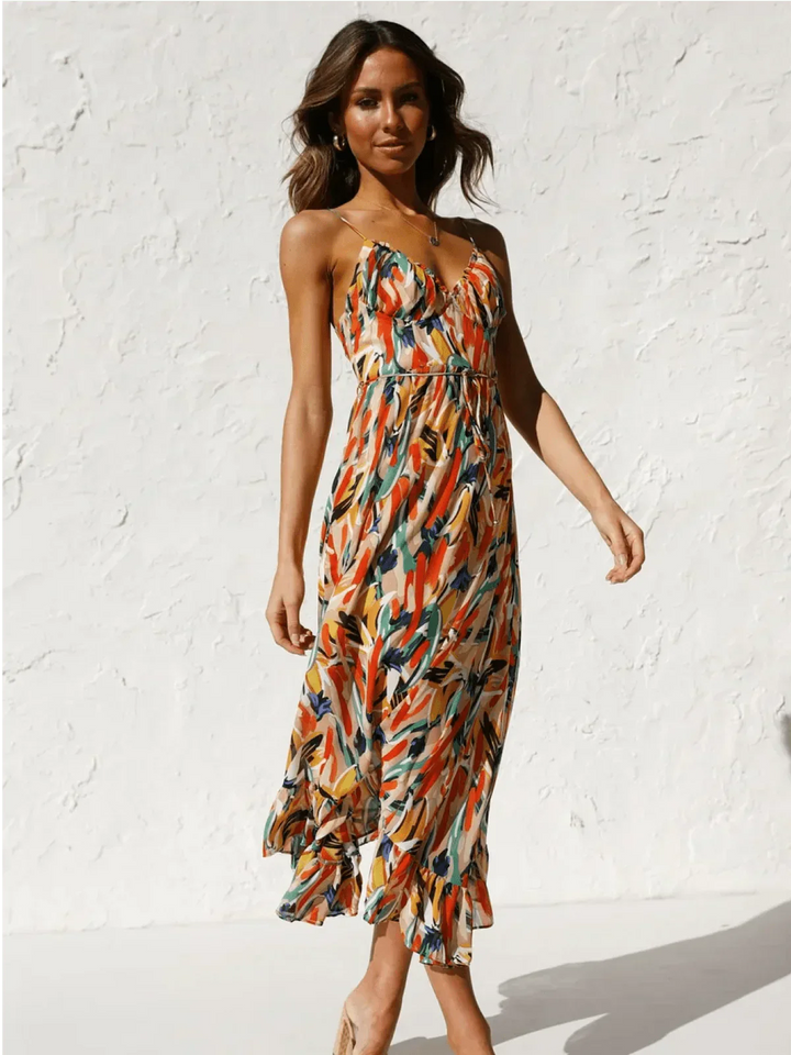 Rita - Abito Midi in chiffon Premium