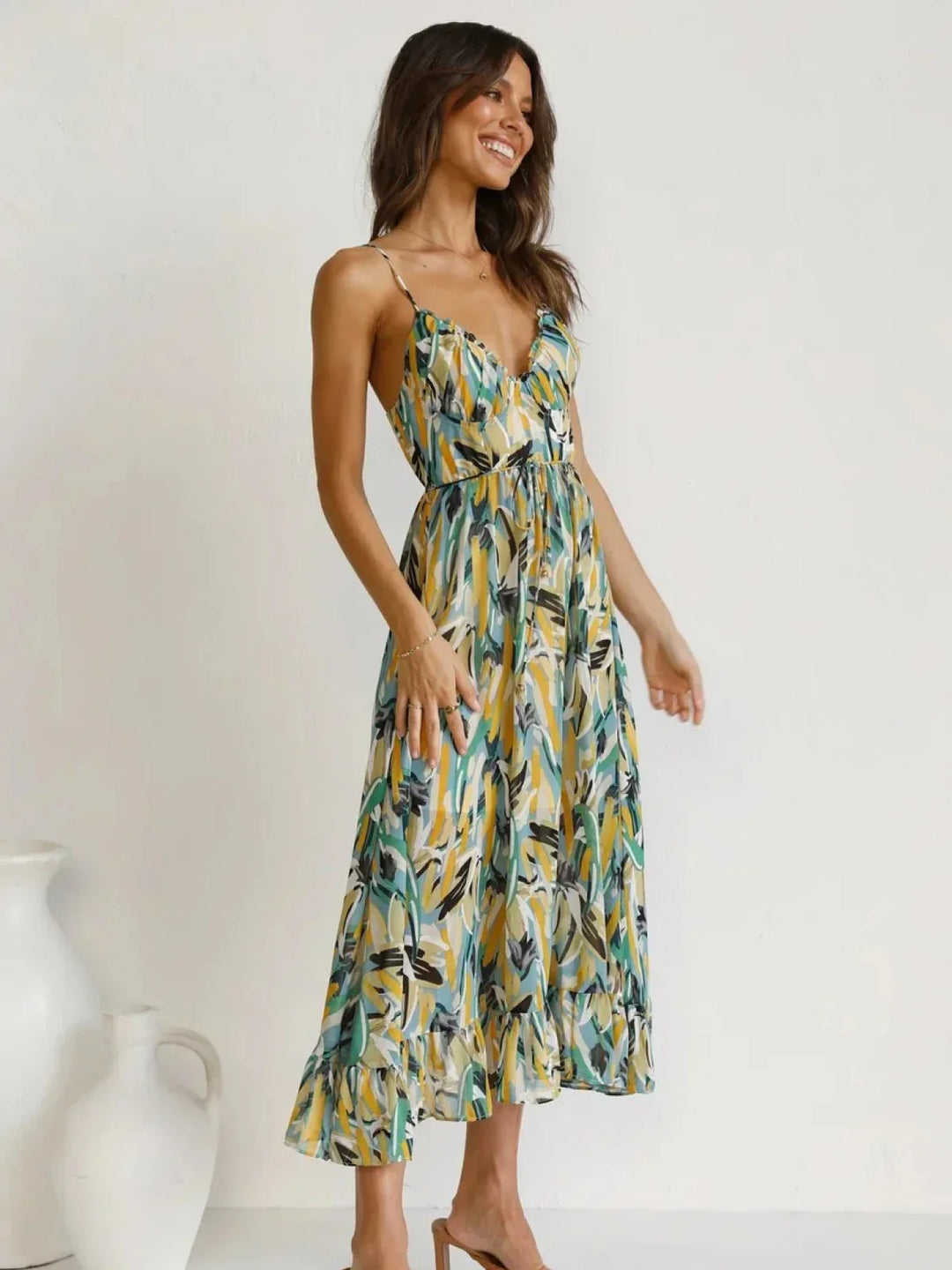 Rita - Abito Midi in chiffon Premium