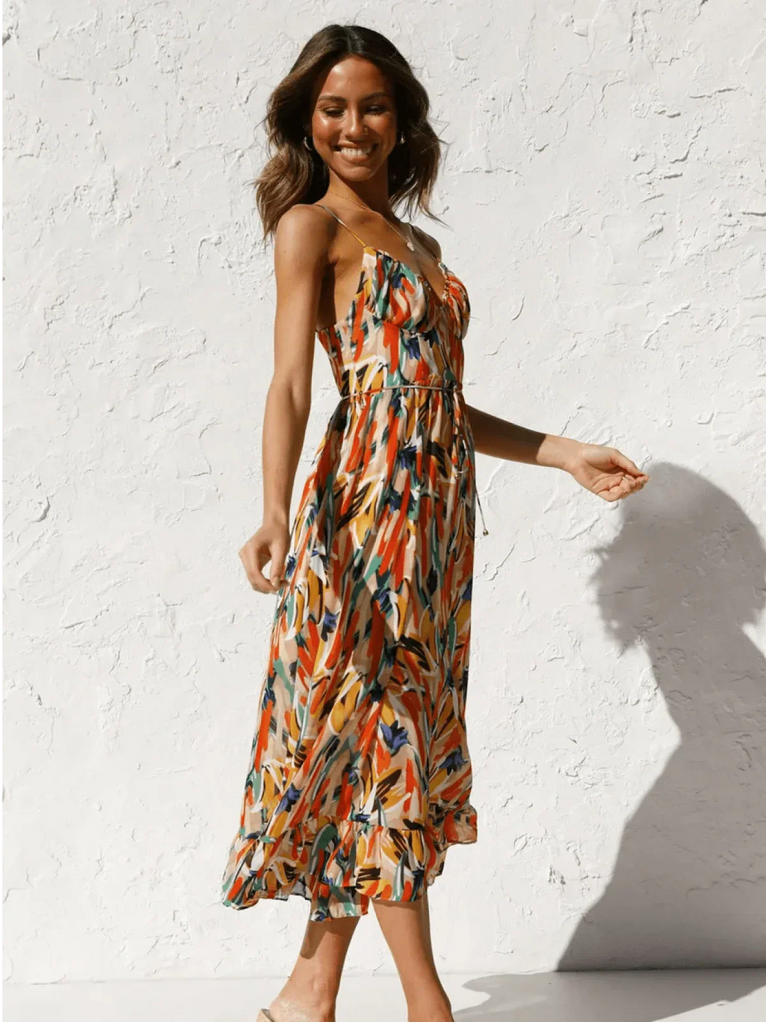 Rita - Abito Midi in chiffon Premium