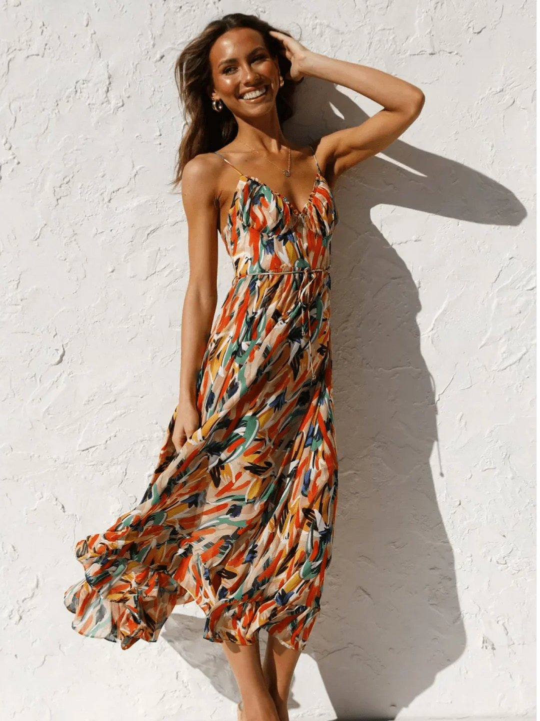 Rita - Abito Midi in chiffon Premium