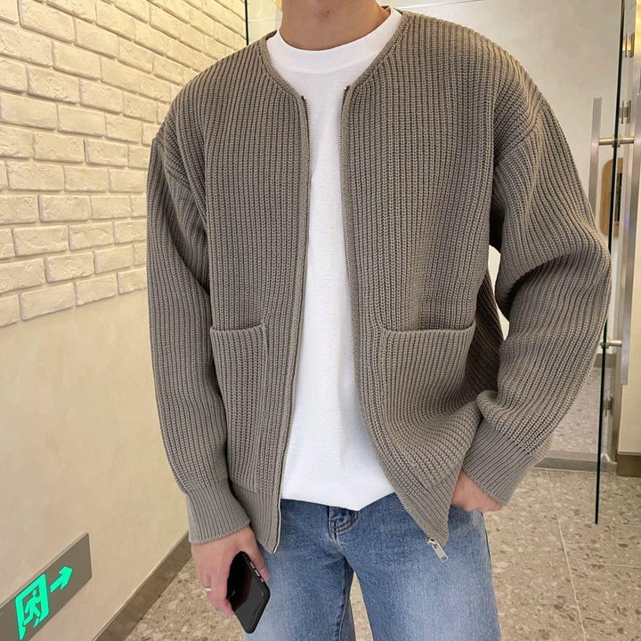 Sergio - Cardigan in lana a maglia