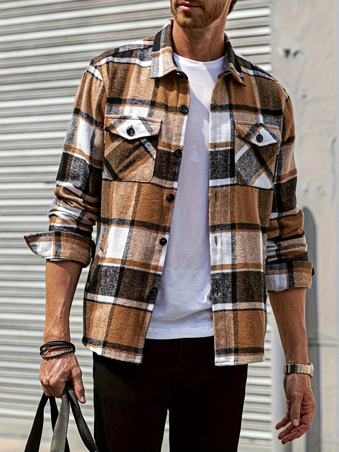 Mario - Giacca Urban Woodsman in Misto Lana