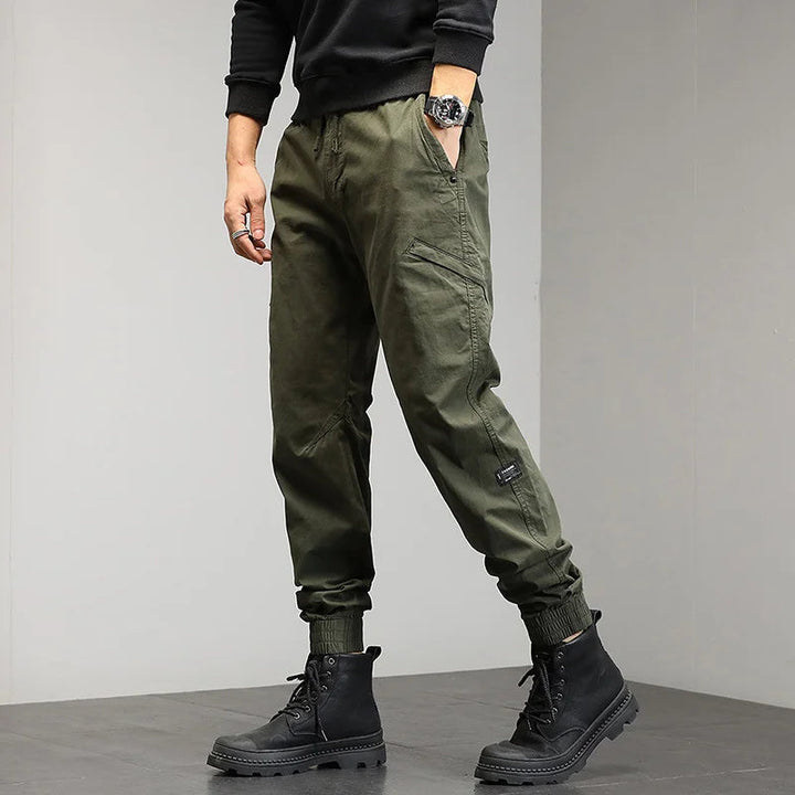 Mario - Pantaloni Cargo Multi-Tasche in Spandex